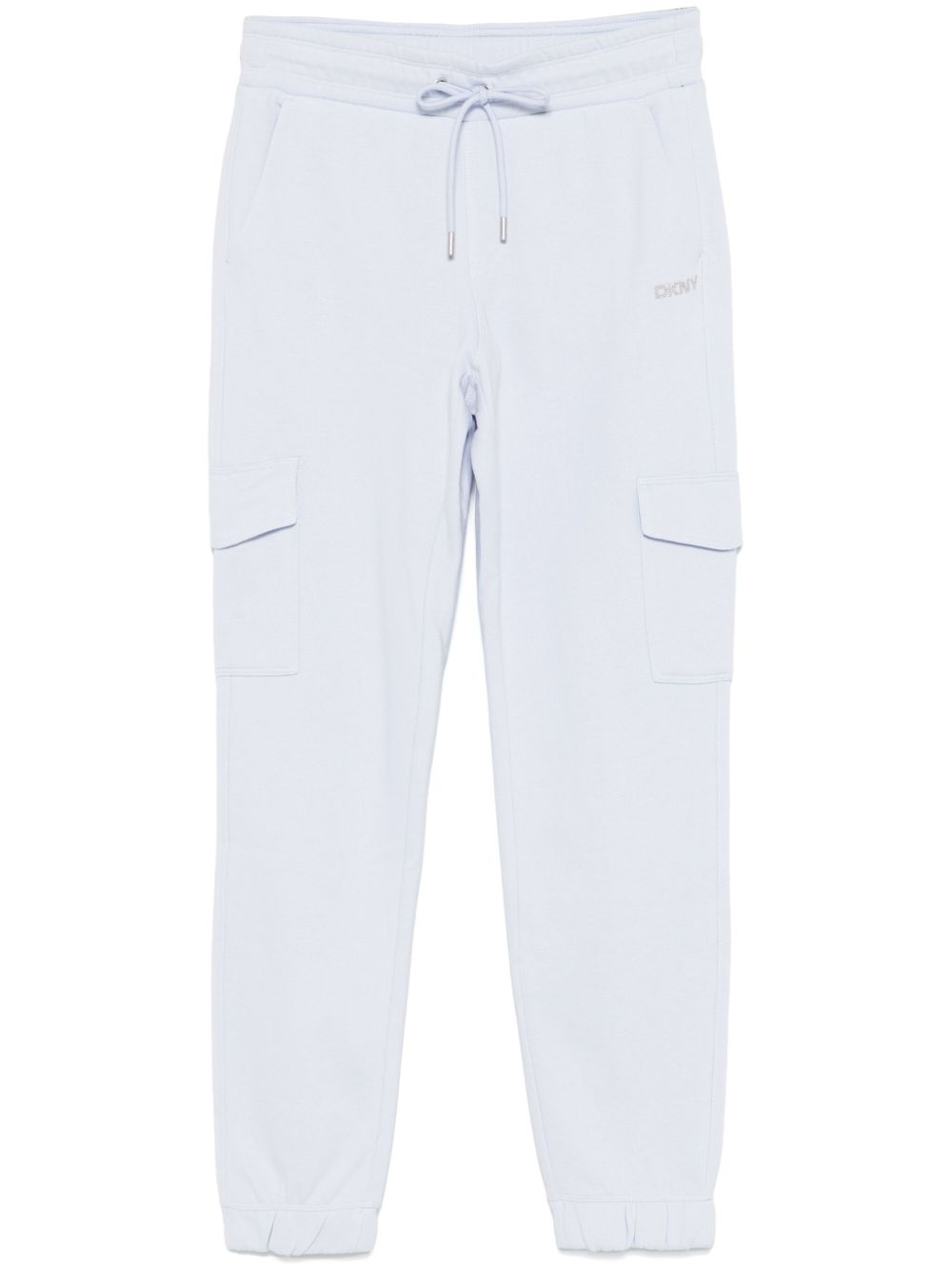 DKNY 铆钉logo运动裤 - 蓝色