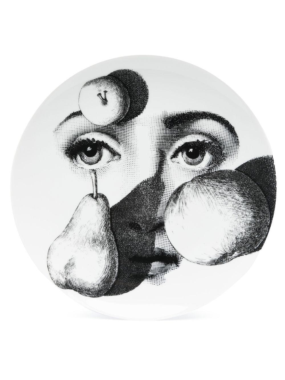 Fornasetti Wall Tema e Variazioni n.218 盘 - 白色