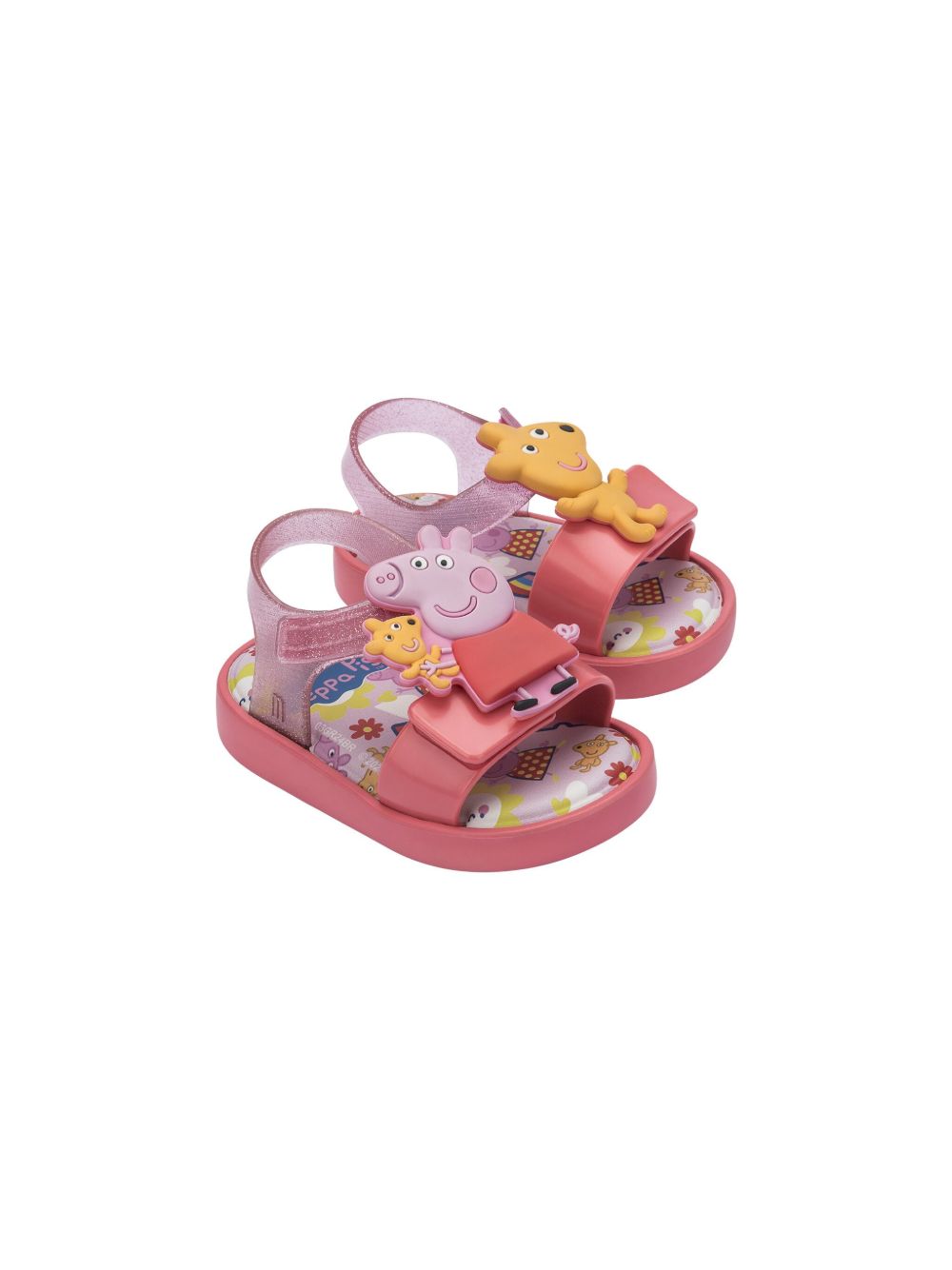 Mini Melissa x Peppa Pig Jump 凉鞋 - 粉色