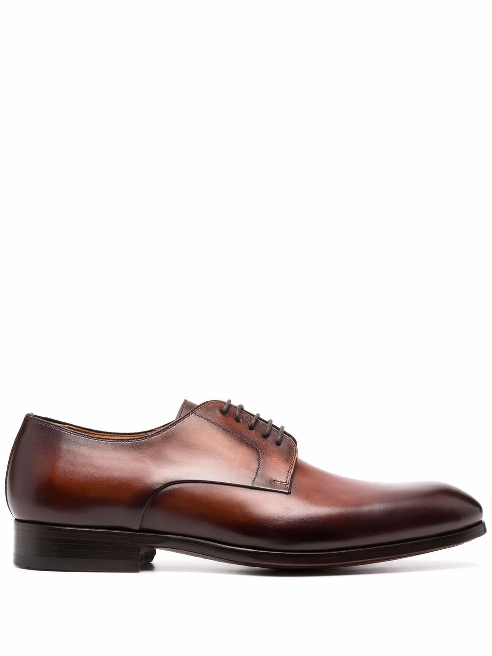 Magnanni 皮质德比鞋 - 褐色