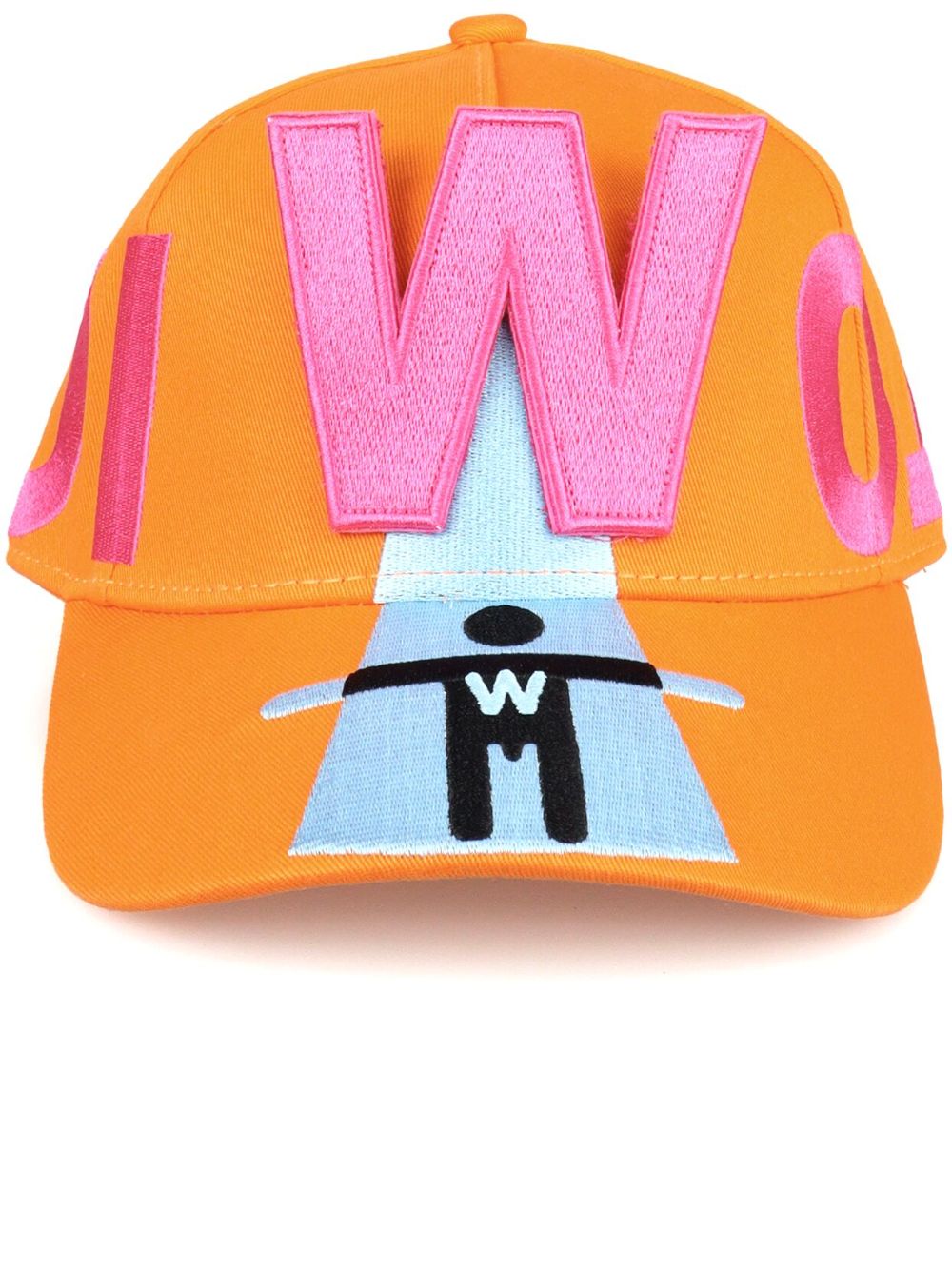 Walter Van Beirendonck Atomic 棒球帽 - 橘色