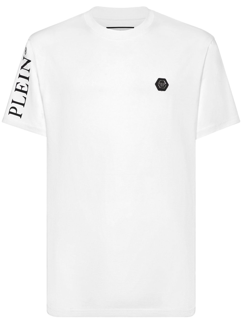 Philipp Plein 标贴棉T恤 - 白色