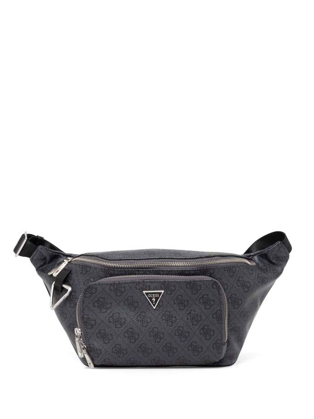 GUESS USA 经典logo腰包 - 灰色