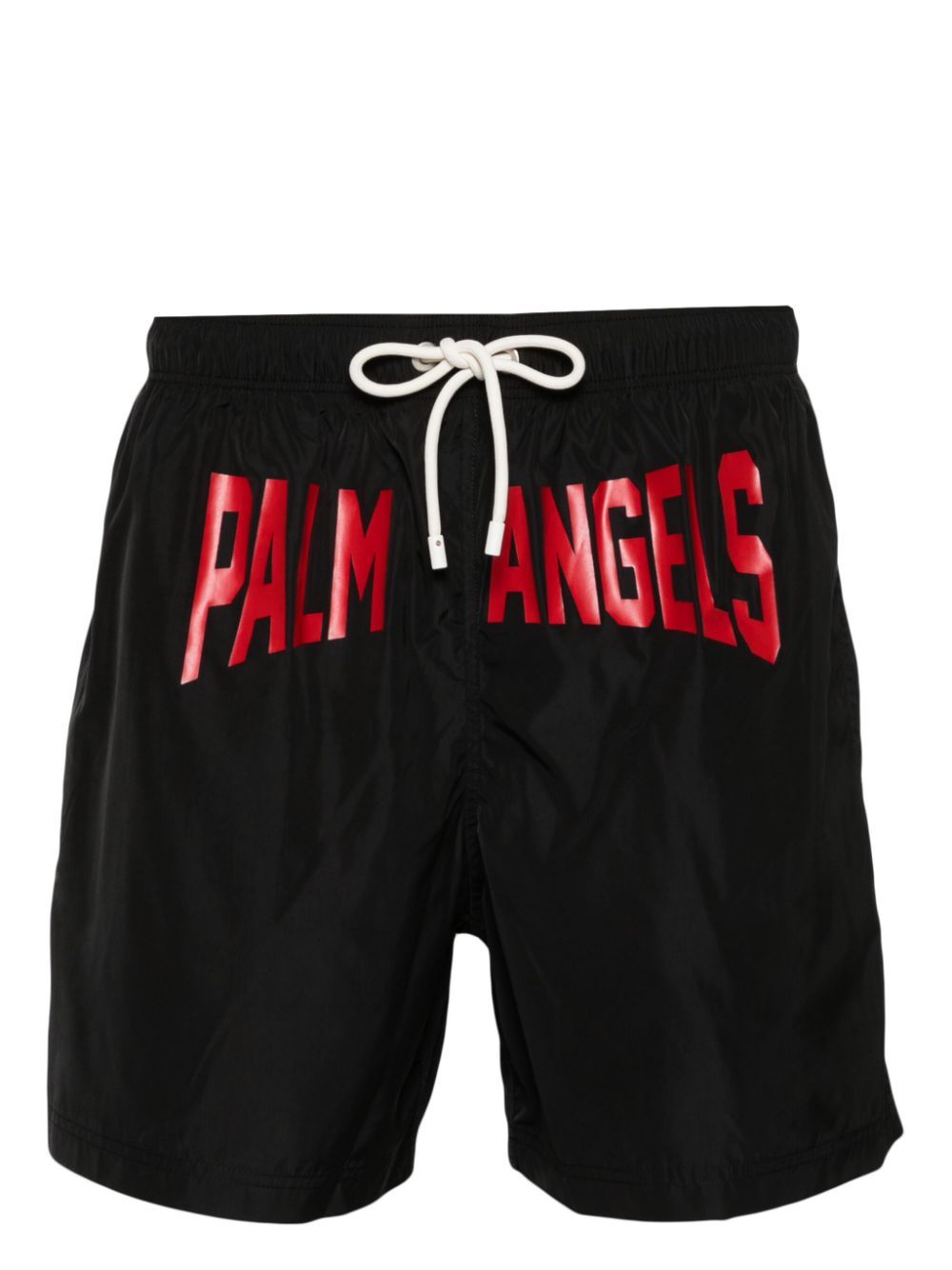 Palm Angels PA City logo印花泳裤 - 黑色