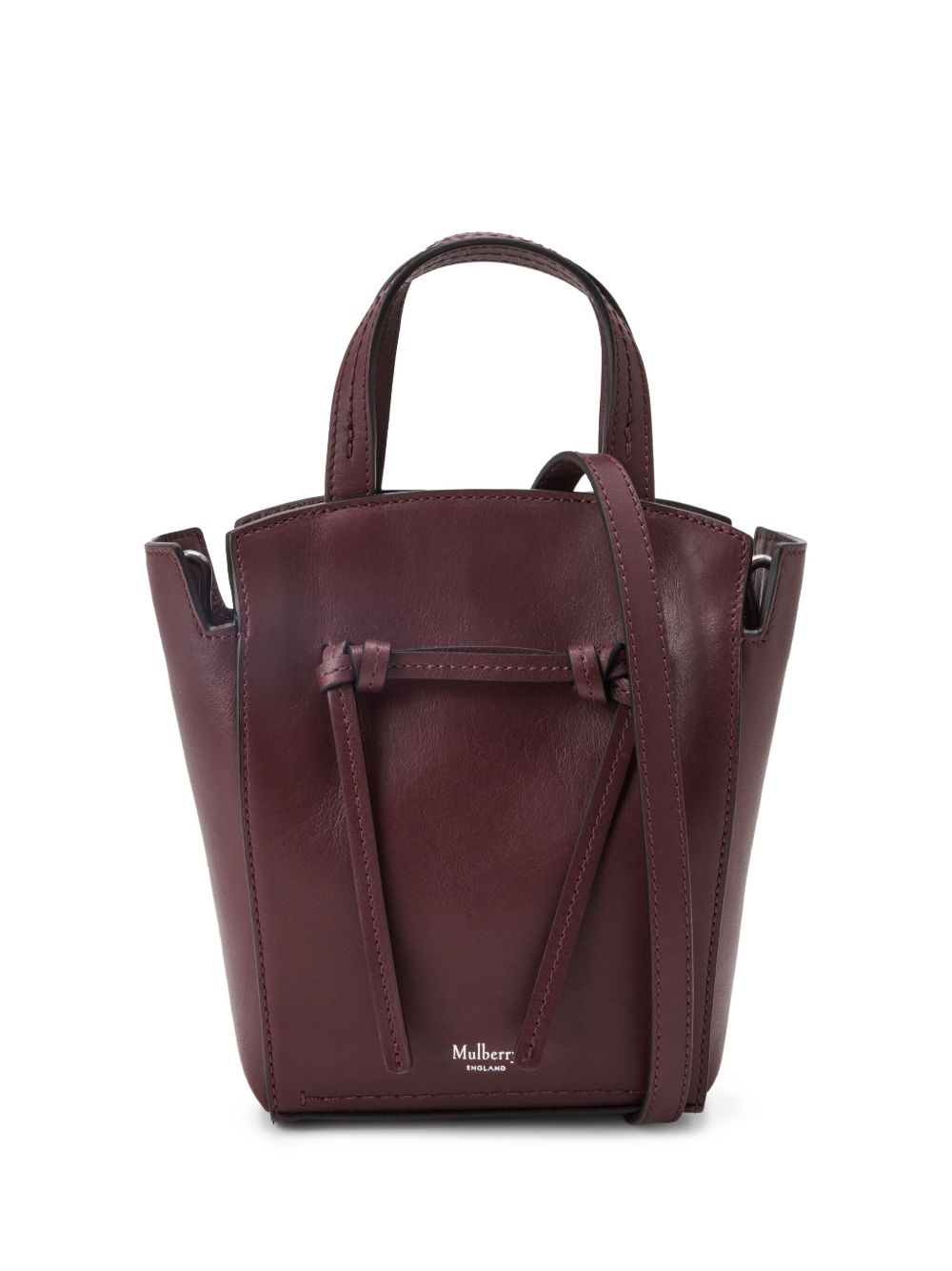 Mulberry Clovelly 皮质迷你包 - 红色