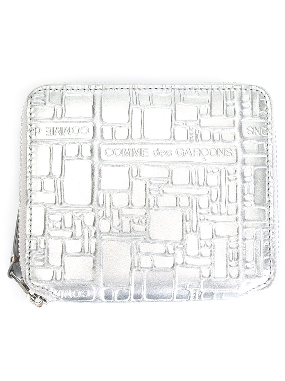 Comme Des Garçons Wallet 'Embossed Logo'钱包 - 灰色