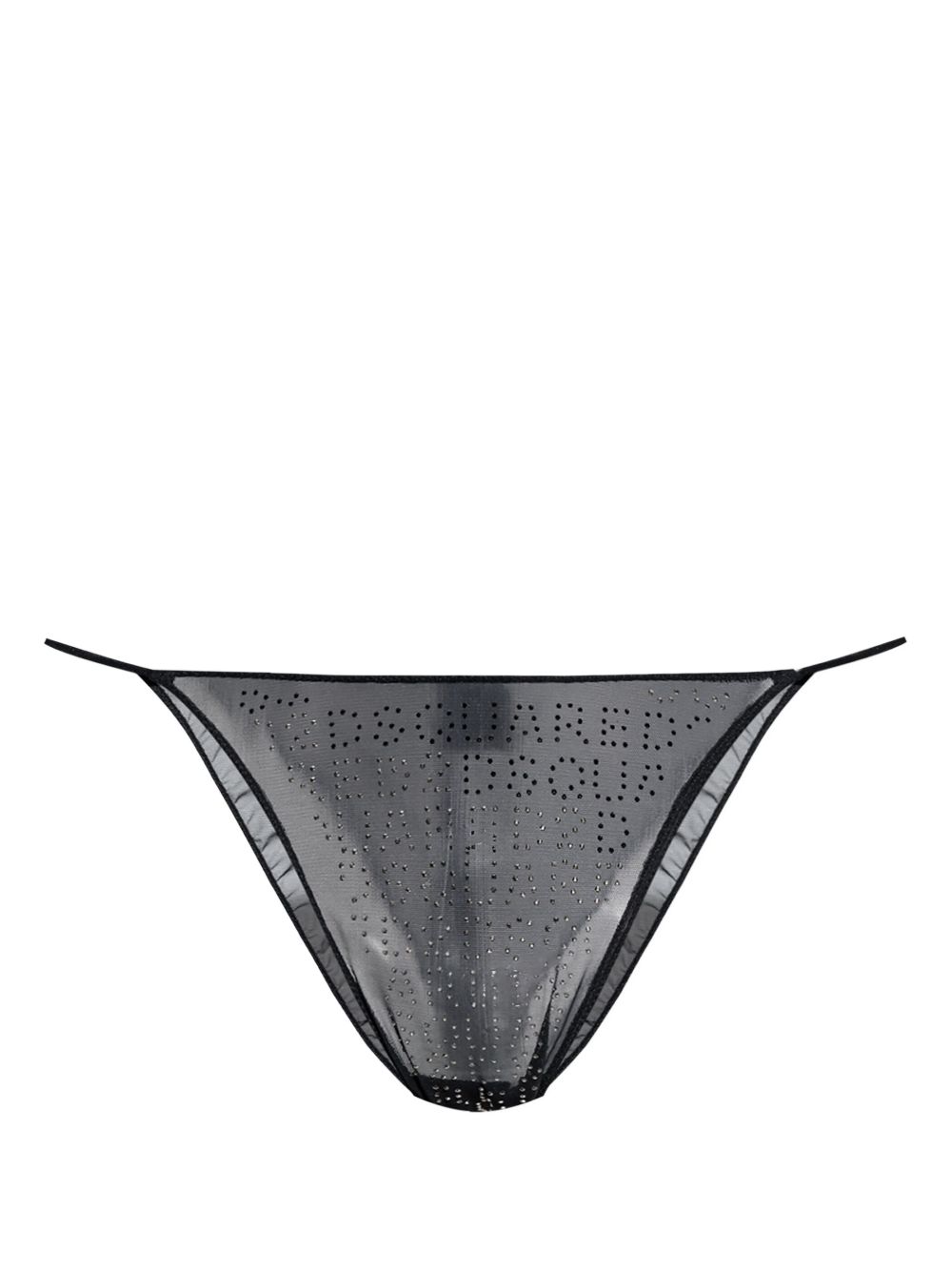 DSQUARED2 logo缀饰三角裤 - 黑色
