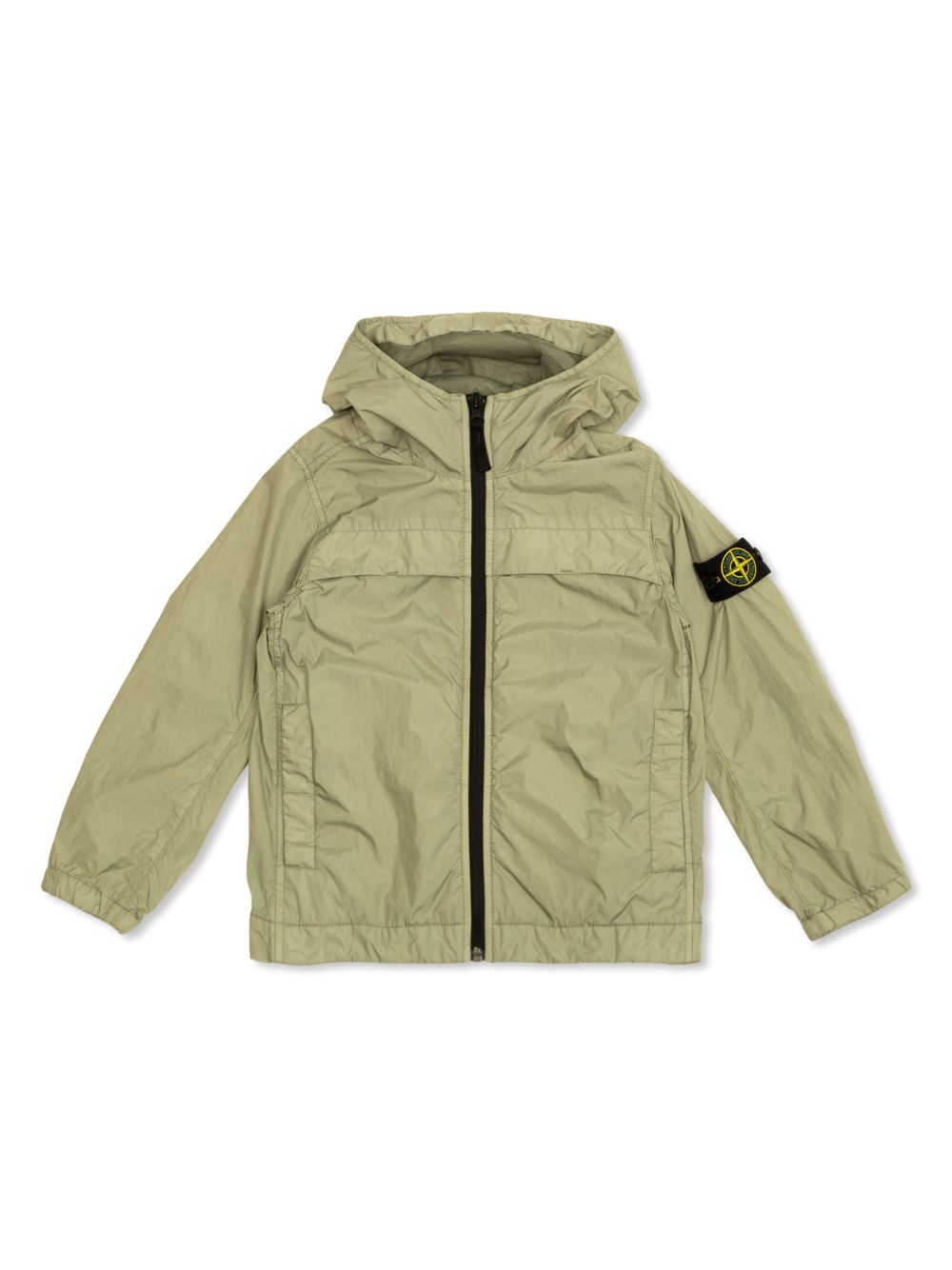 Stone Island Junior 罗盘徽章夹克 - 绿色