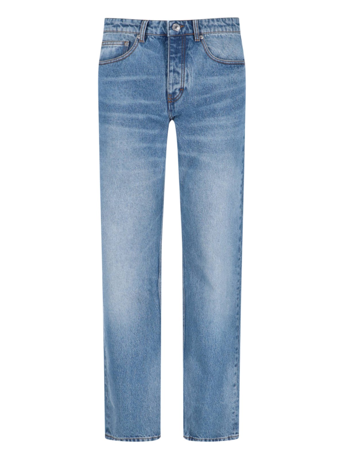 Ami Logo Straight Jeans