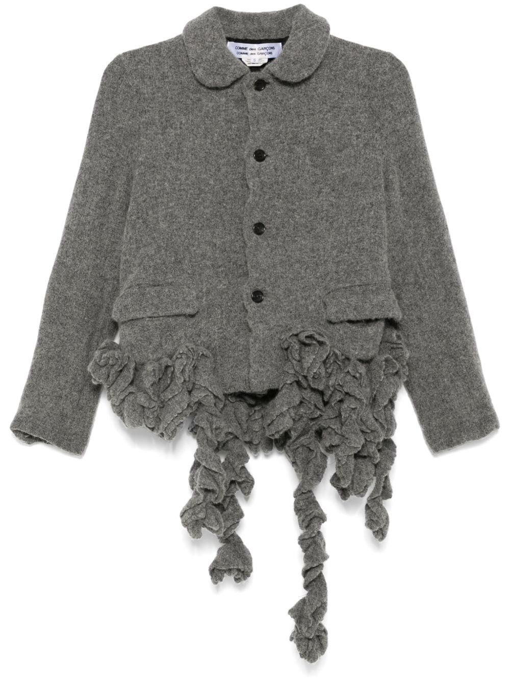Comme Des Garçons Comme Des Garçons 拉绒夹克 - 灰色