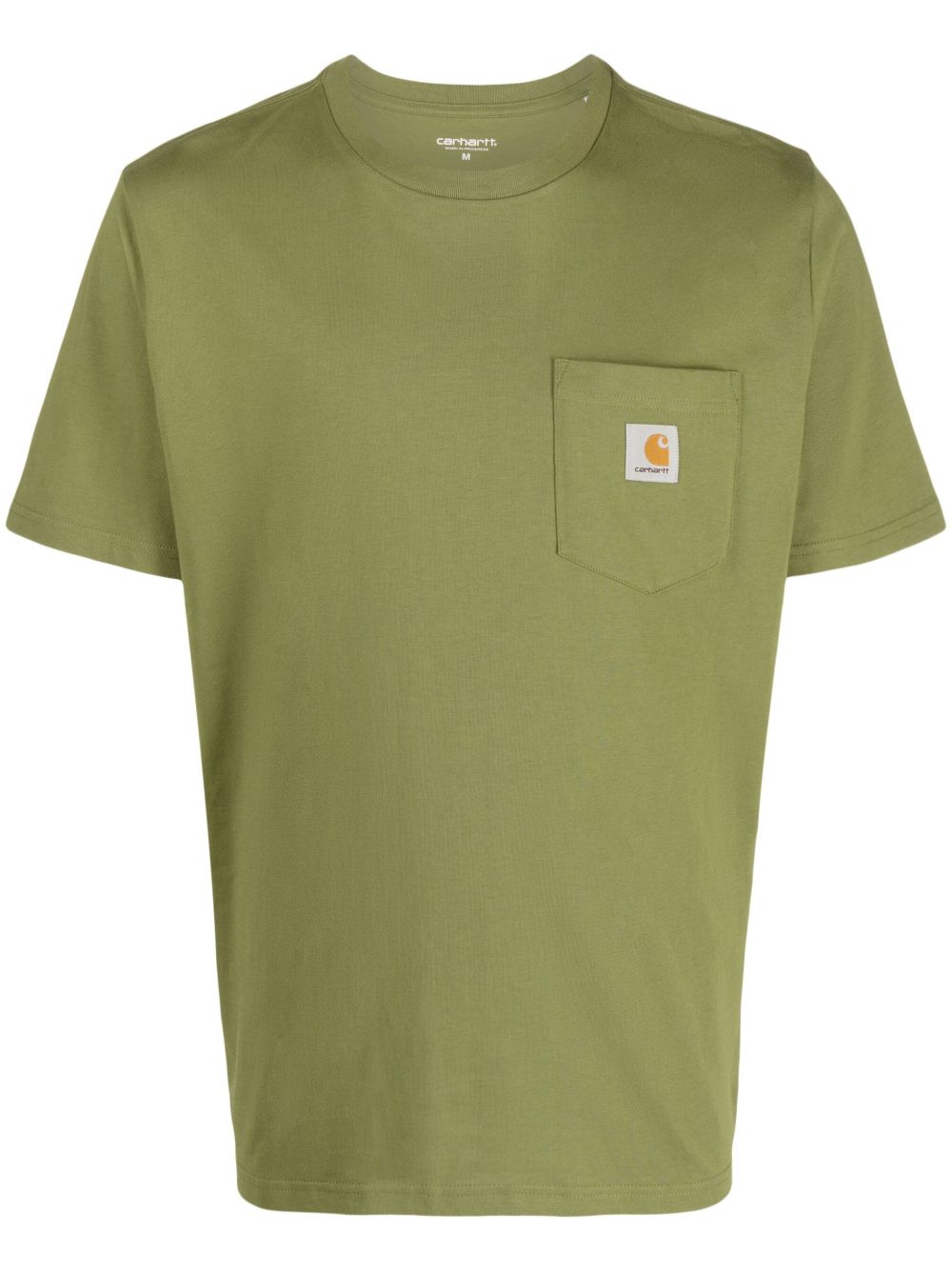 Carhartt WIP 棉标贴T恤 - 绿色