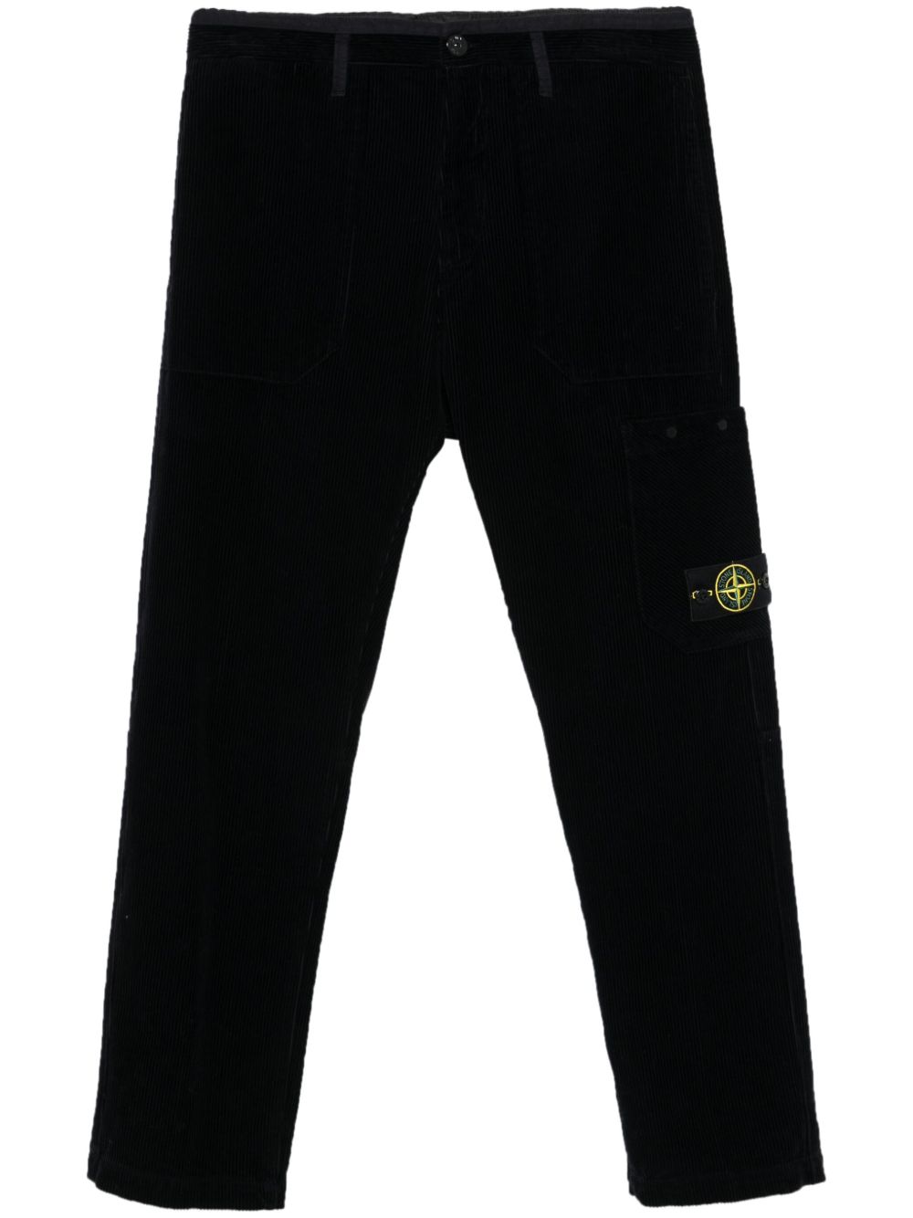 Stone Island 灯芯绒长裤 - 蓝色