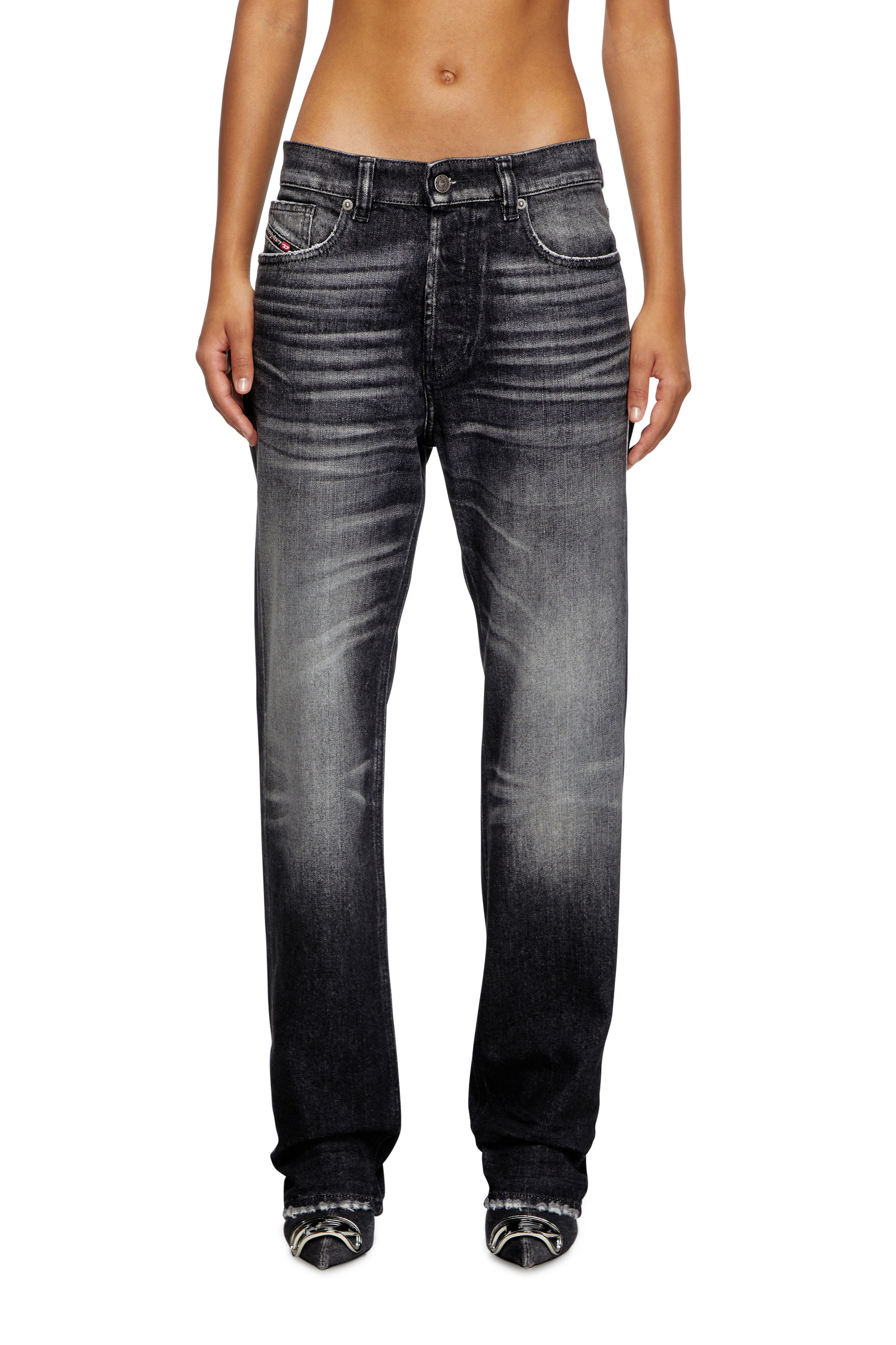 Diesel - Regular Jeans - 1988 D-Ark - Jeans - Woman - Black