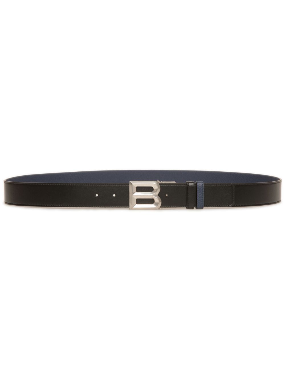 Bally B Bold 双面皮质腰带 - 黑色