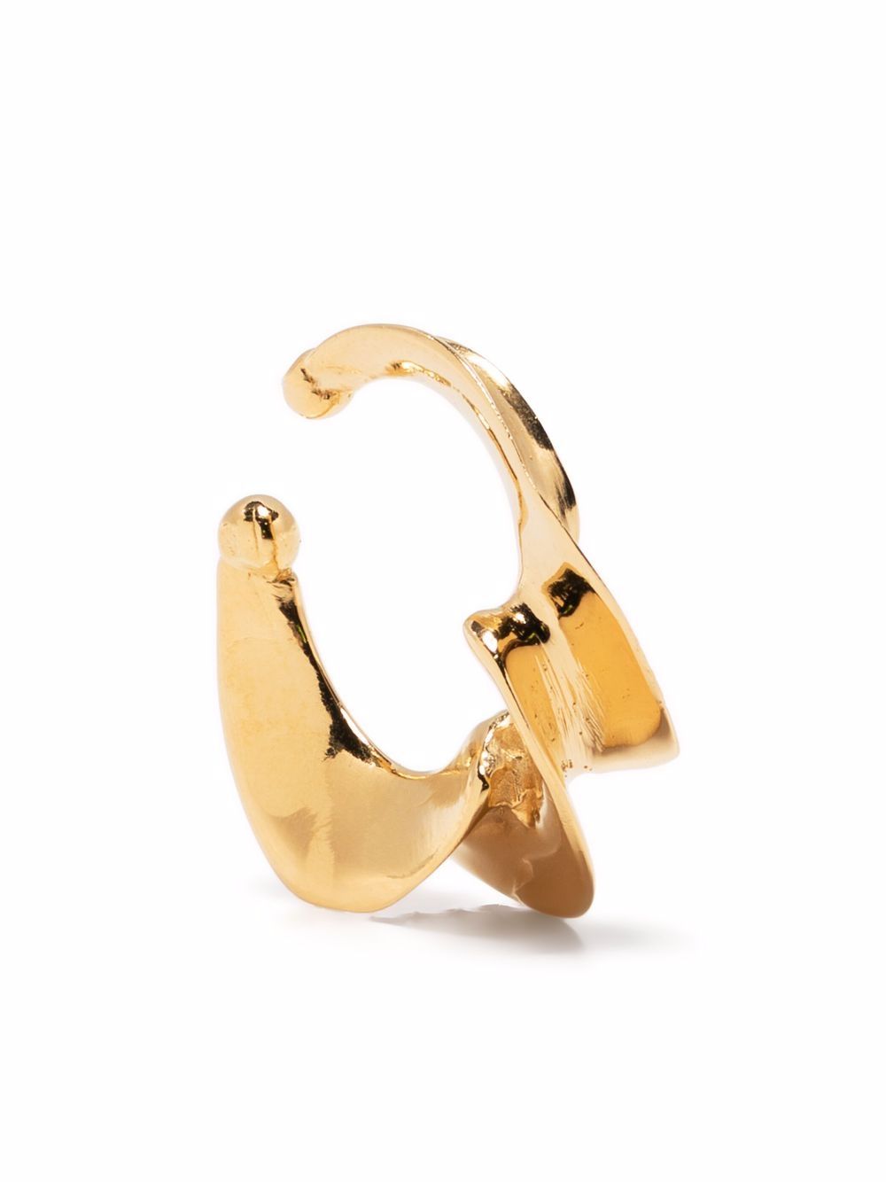 Annelise Michelson Wave 镀玫瑰金耳骨夹 - 金色