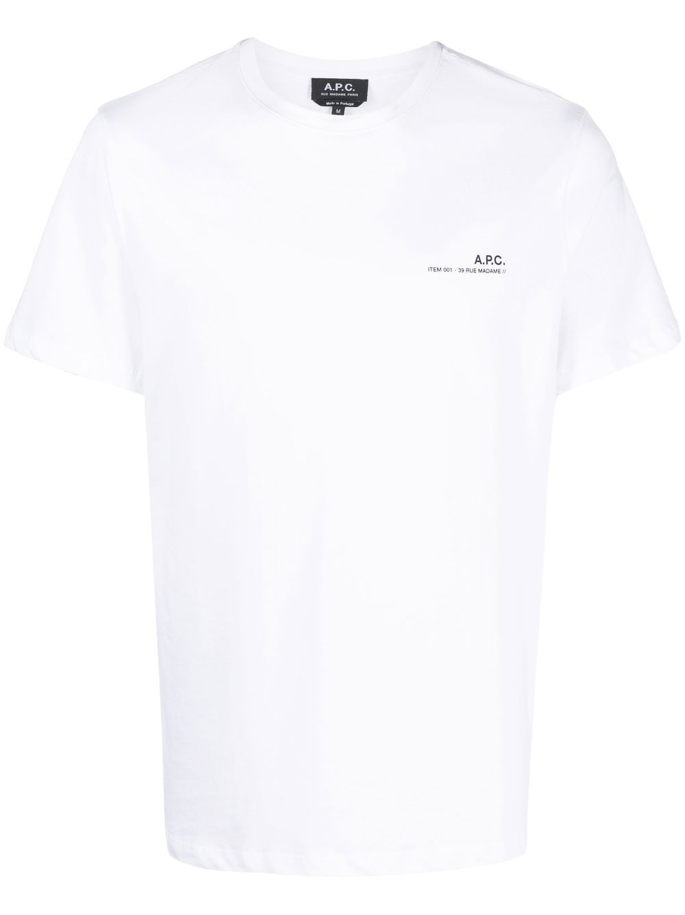 A.P.C. logo印花T恤 - 白色
