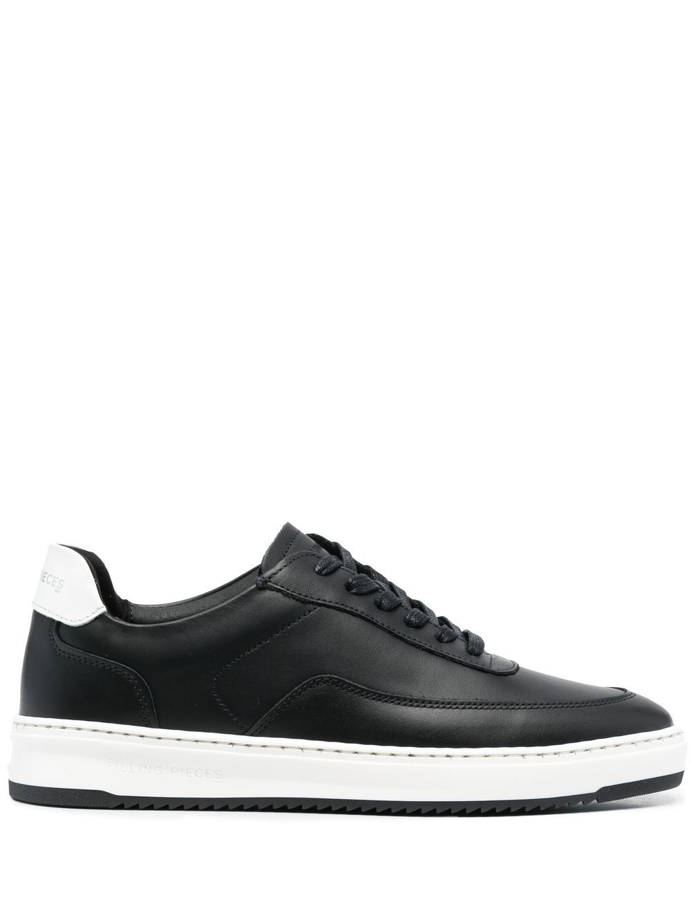 Filling Pieces 低帮拼接设计运动鞋 - 黑色