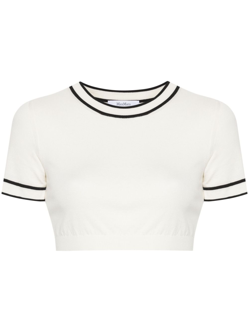 Max Mara Uscio 密织短款上衣 - 白色