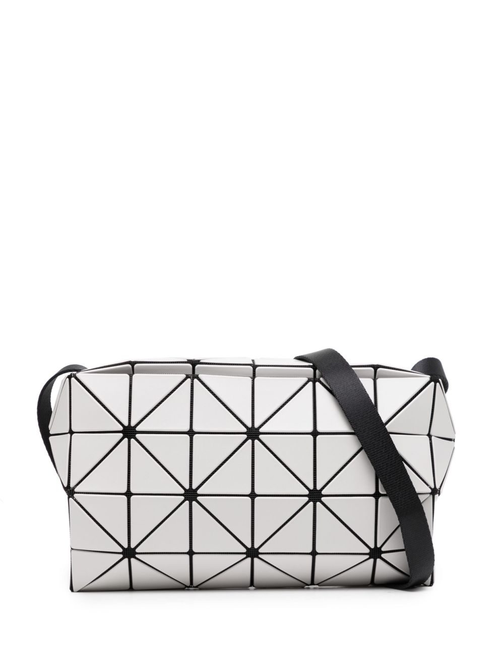 Bao Bao Issey Miyake Carton 几何图案拼接斜挎包 - 灰色