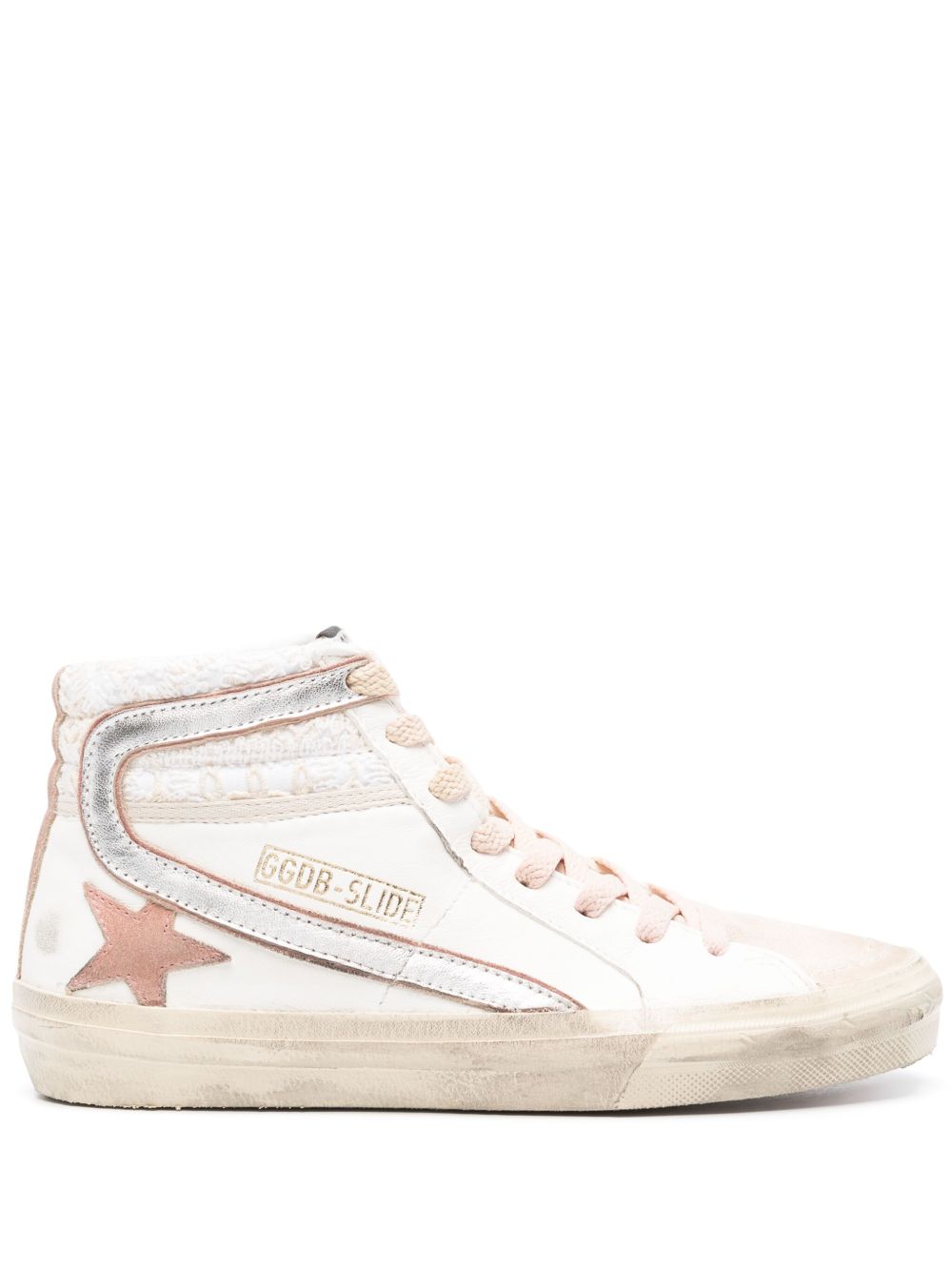 Golden Goose Slide 高帮运动鞋 - 白色