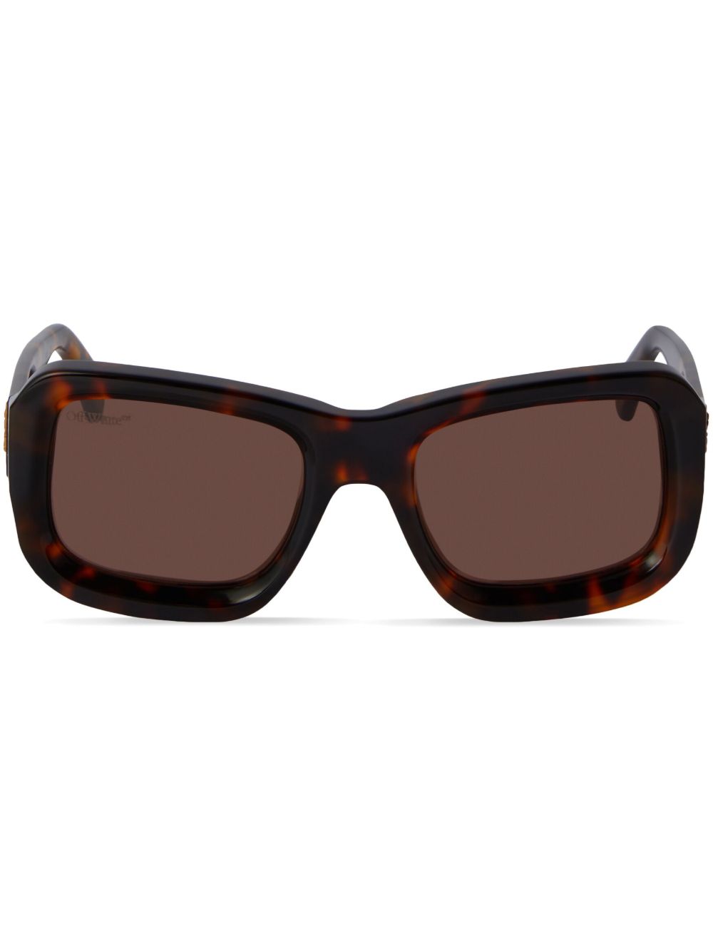 Off-White Eyewear Verona 方框太阳眼镜 - 褐色