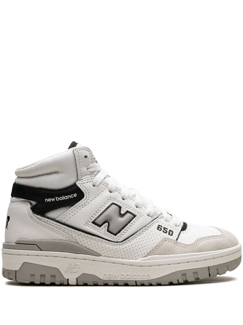 New Balance 650 高帮运动鞋 - 白色