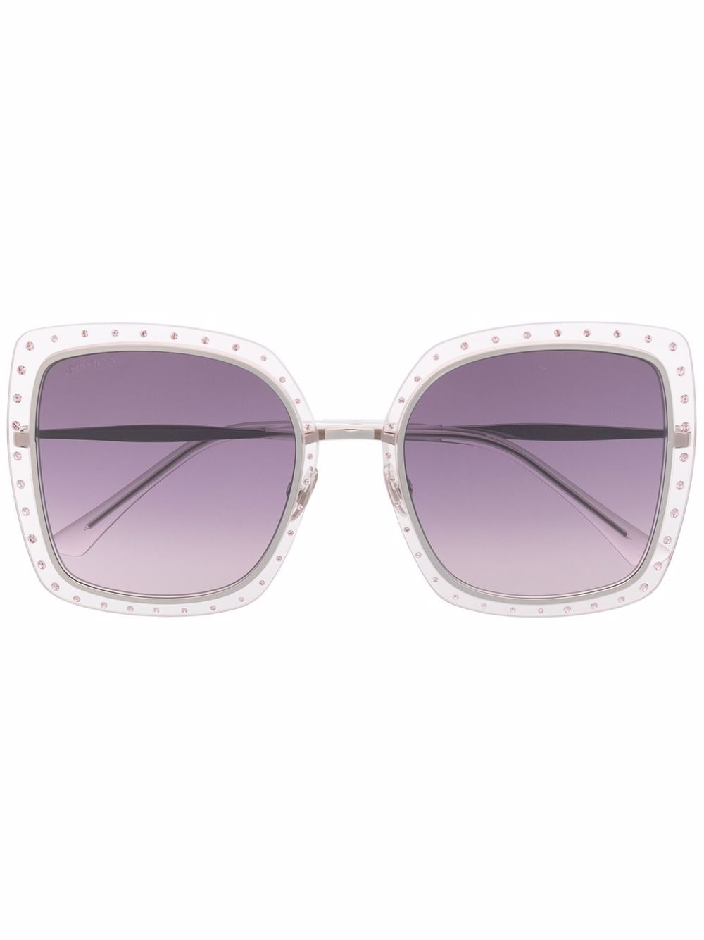 Jimmy Choo Eyewear Dany 方框太阳眼镜 - 紫色