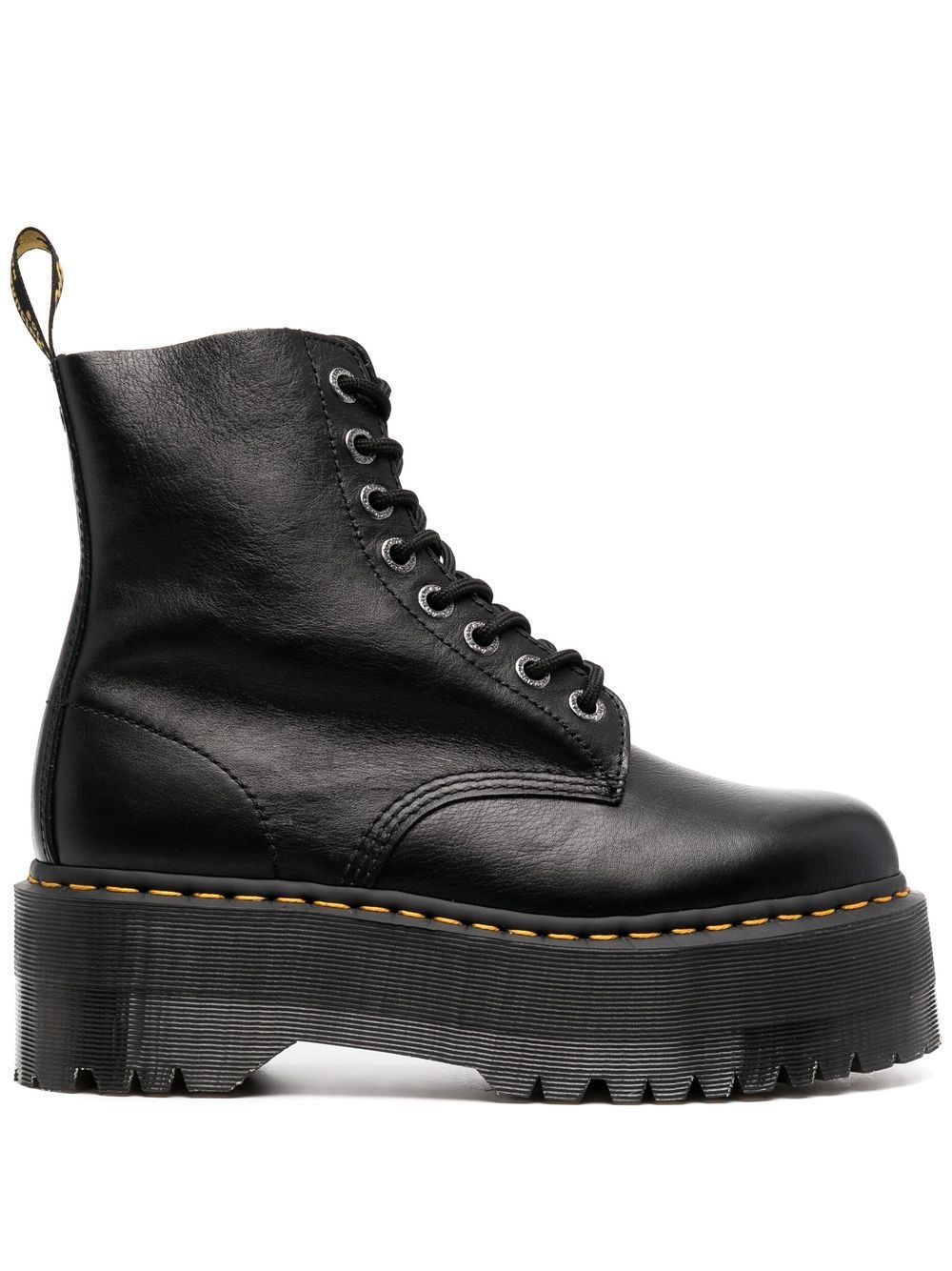 Dr. Martens 1460 Pascal Max 厚底短靴 - 黑色