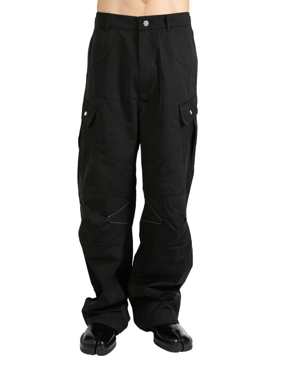 FFFPOSTALSERVICE Knee Dart B1 cargo trousers - 灰色