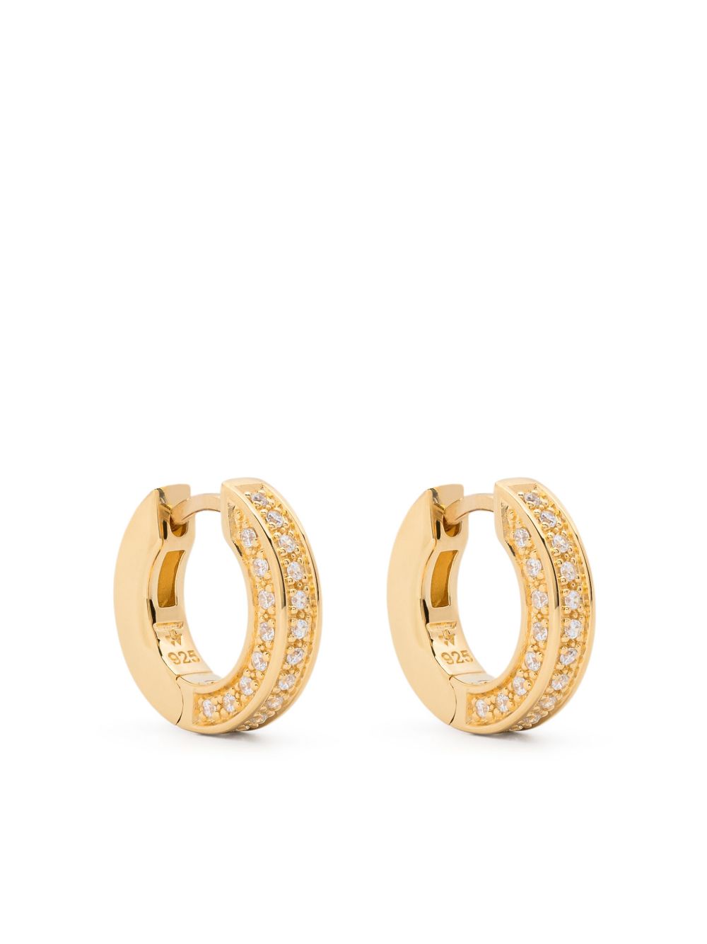 Tom Wood Nova small hoop earrings - 金色