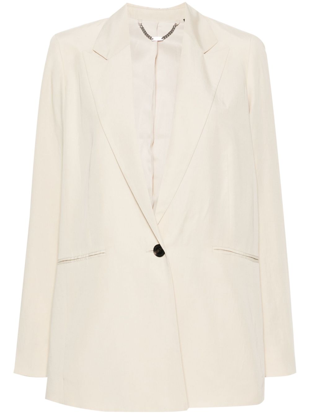 AllSaints Deri Lyn 单排扣西装夹克 - 中性色