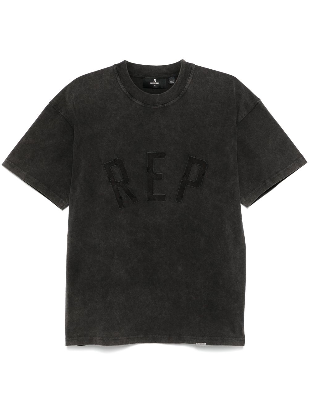 Represent REP 贴花T恤 - 黑色