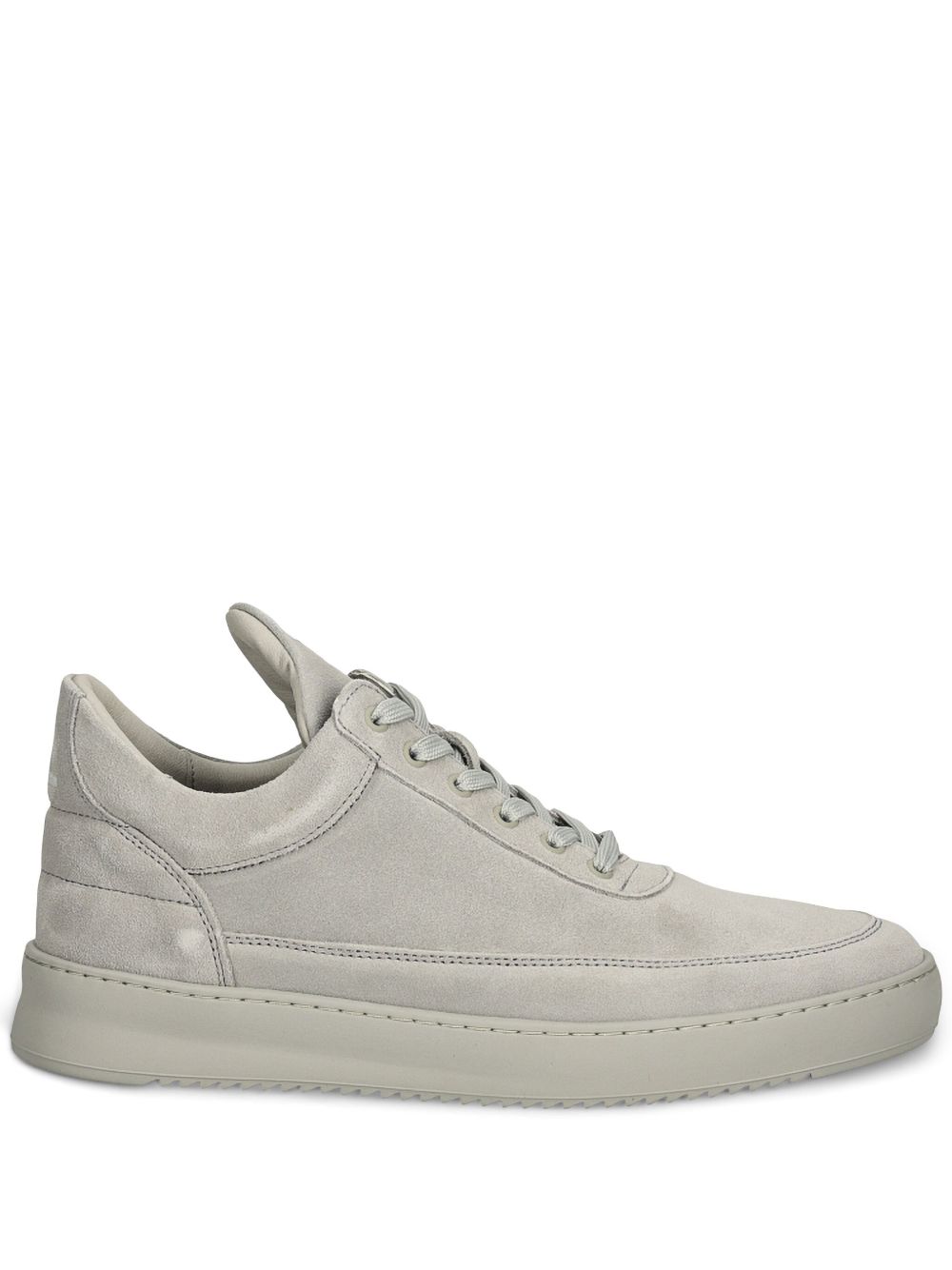 Filling Pieces 绒面皮运动鞋 - 灰色