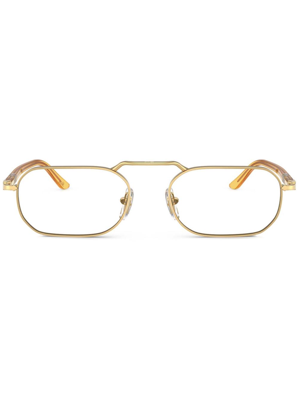 Persol 椭圆形框眼镜 - 金色