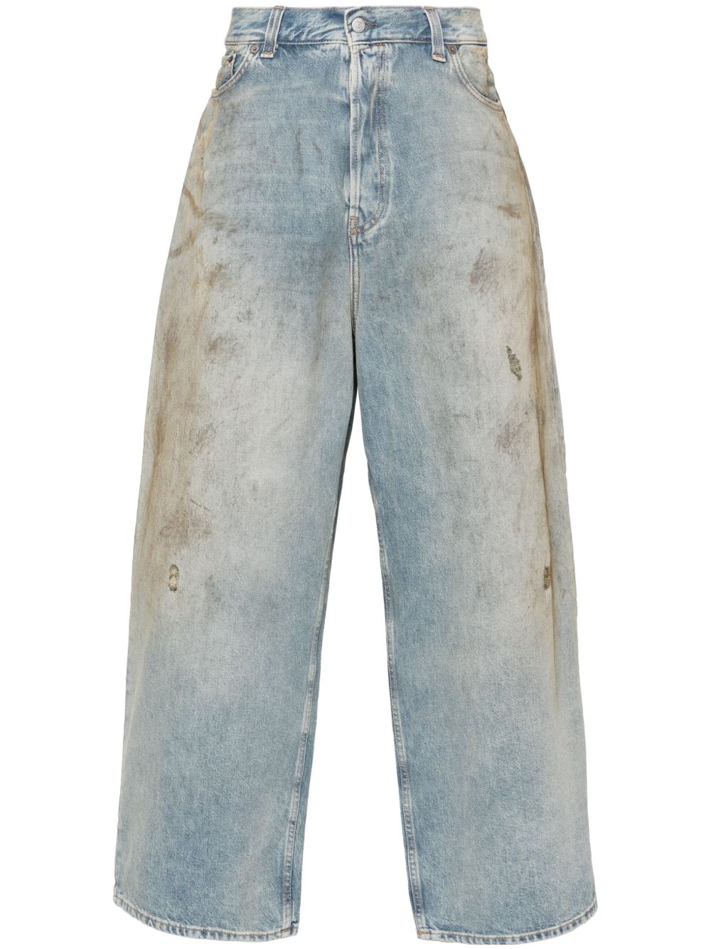 Acne Studios 中腰阔腿牛仔裤 - 蓝色