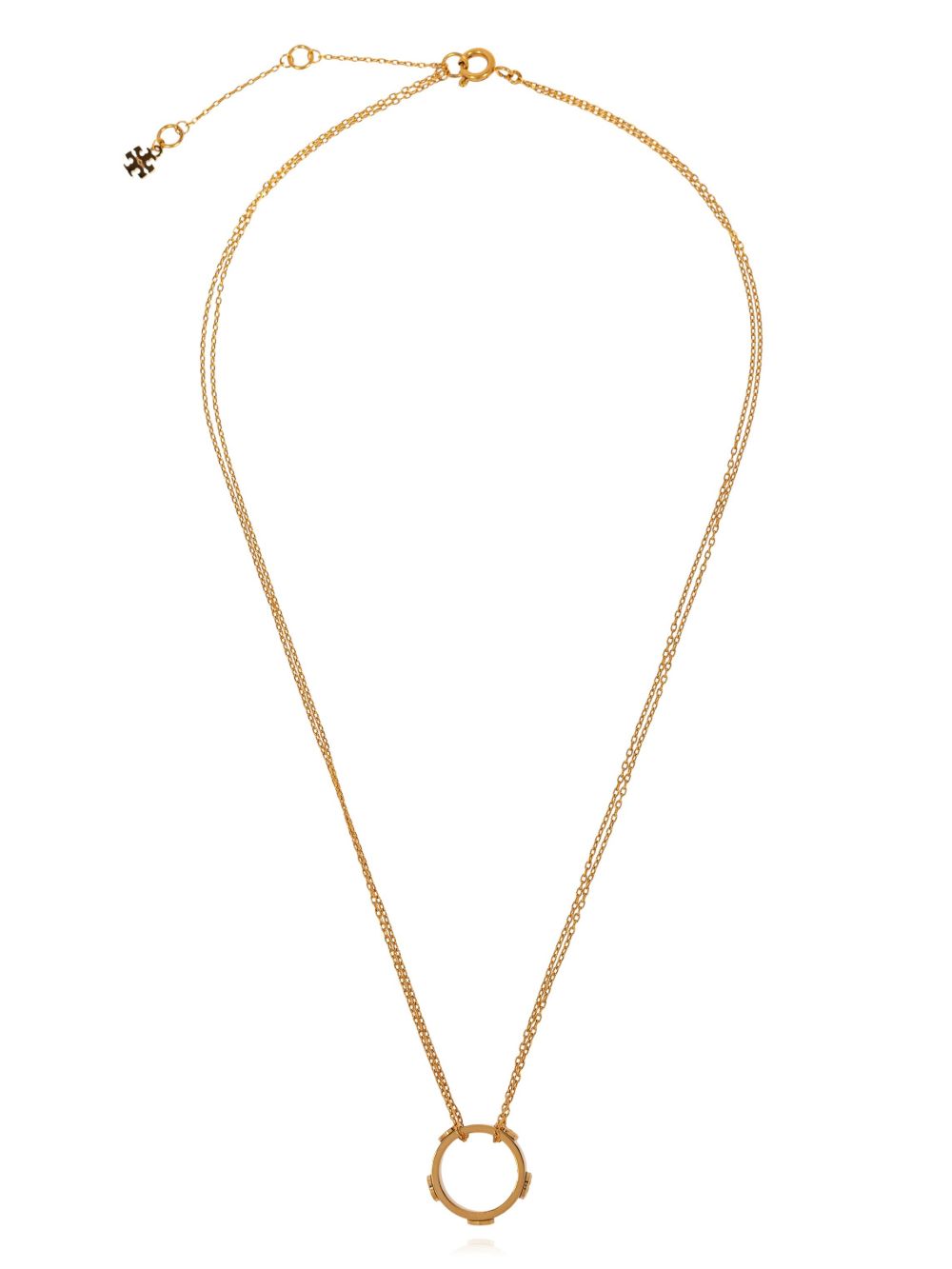 Tory Burch Miller Stud 吊饰项链 - 金色