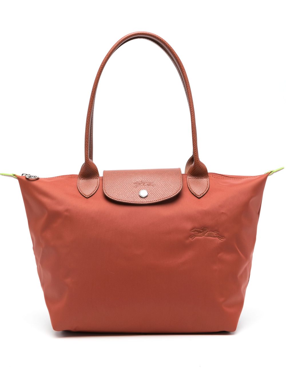 Longchamp Le Pliage Green 中号单肩包 - 褐色