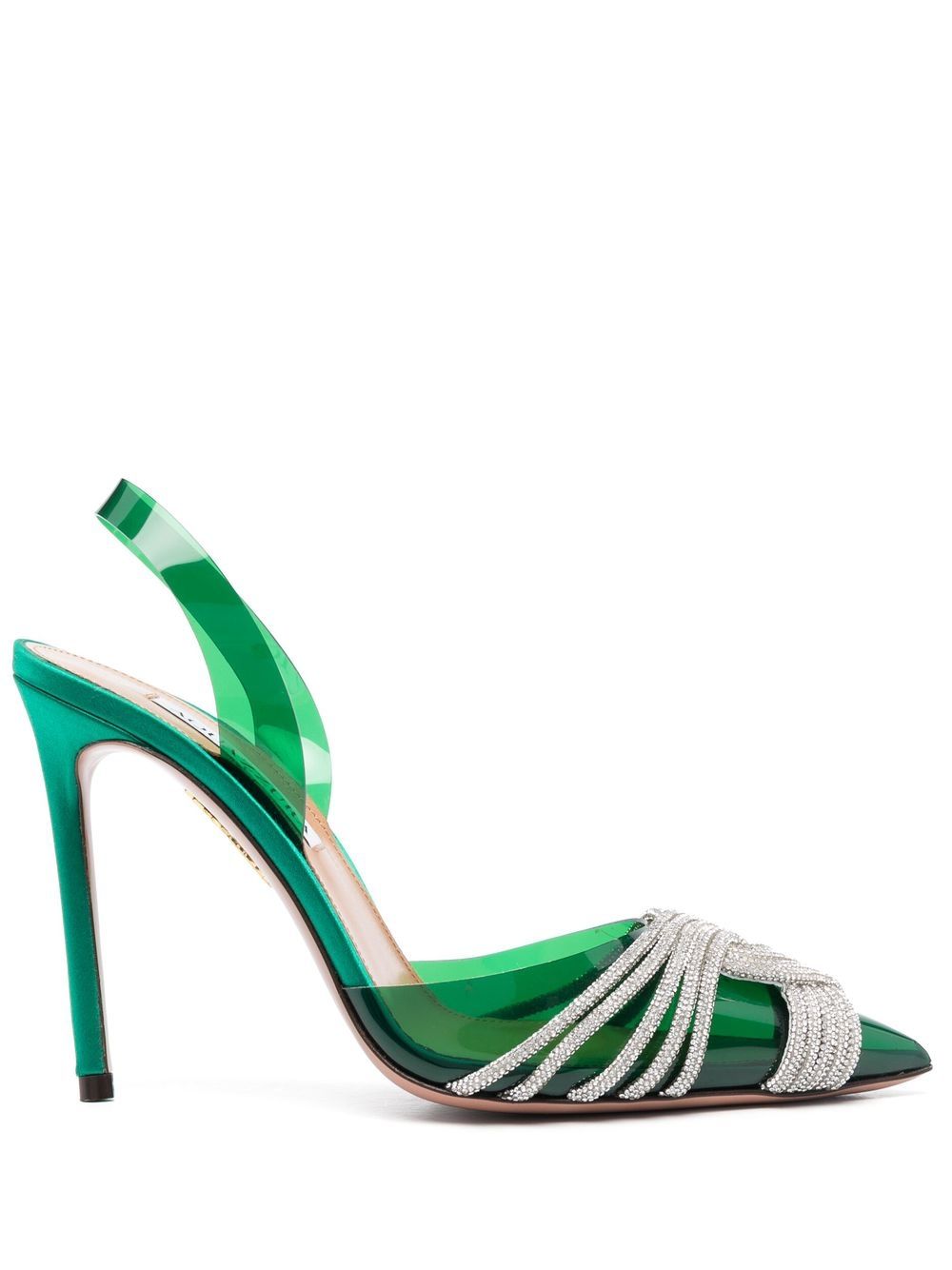 Aquazzura Gatsby 裹踝高跟鞋 - 绿色