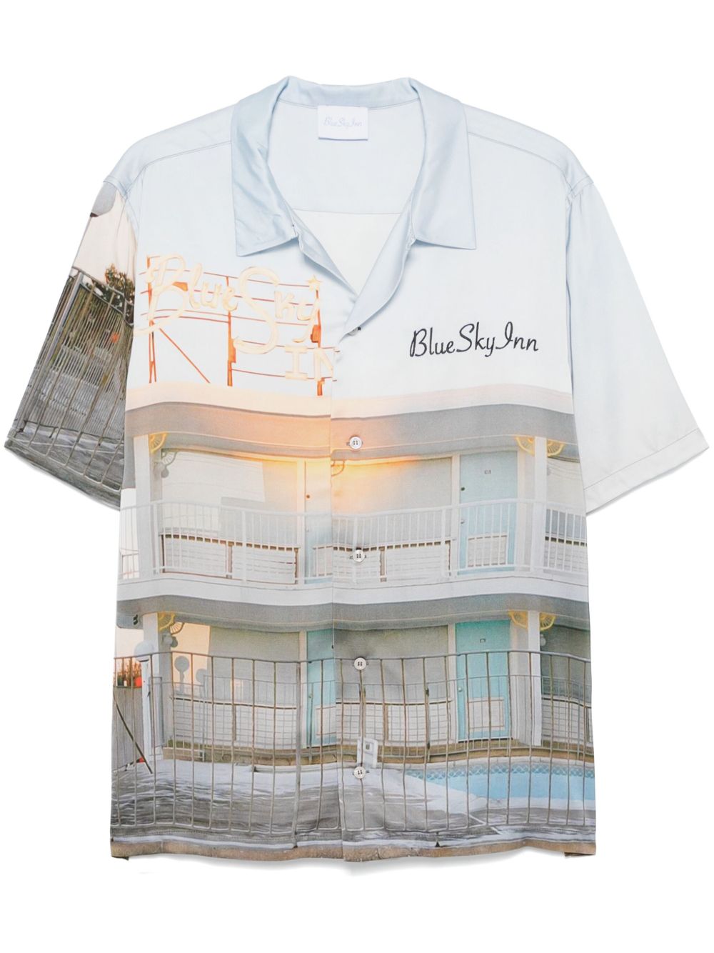 BLUE SKY INN Ice Motel 衬衫 - 灰色