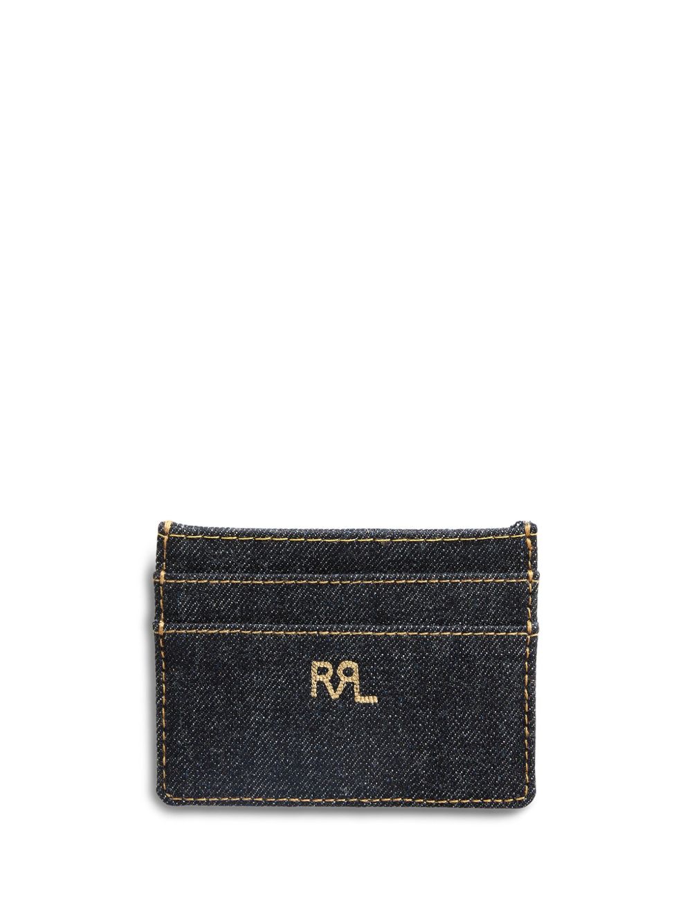 Ralph Lauren RRL logo贴花牛仔卡夹 - 蓝色