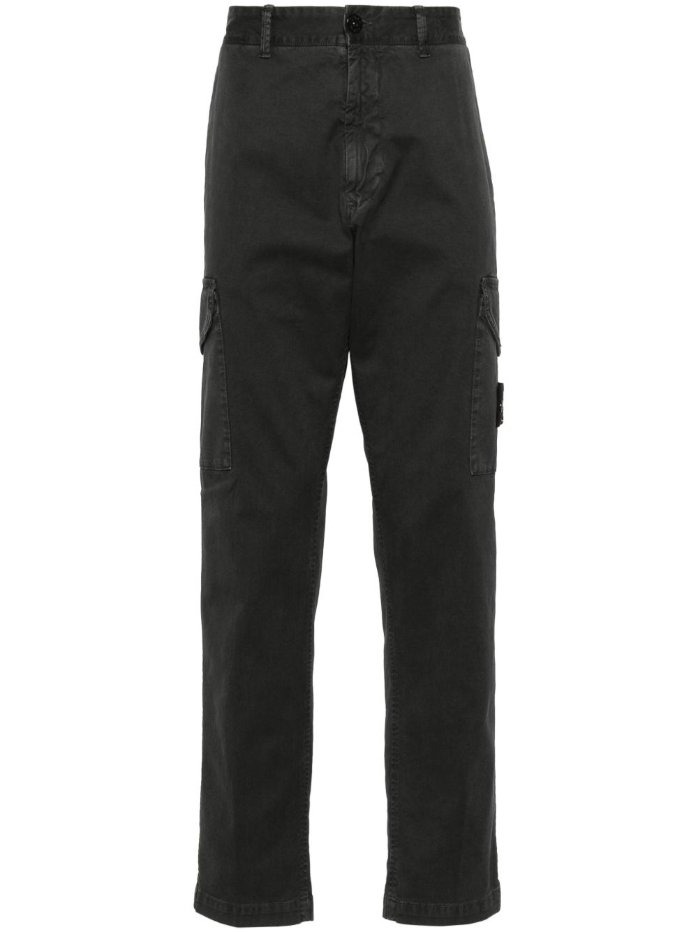 Stone Island 罗盘徽章工装裤 - 灰色