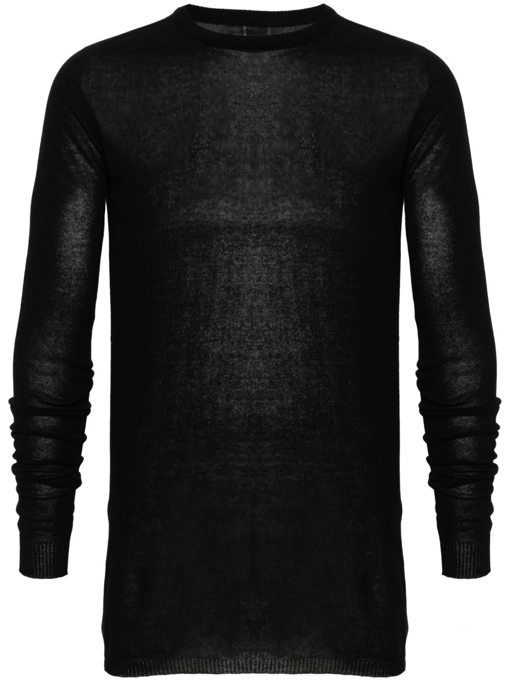 Rick Owens Biker Level 针织毛衣 - 黑色