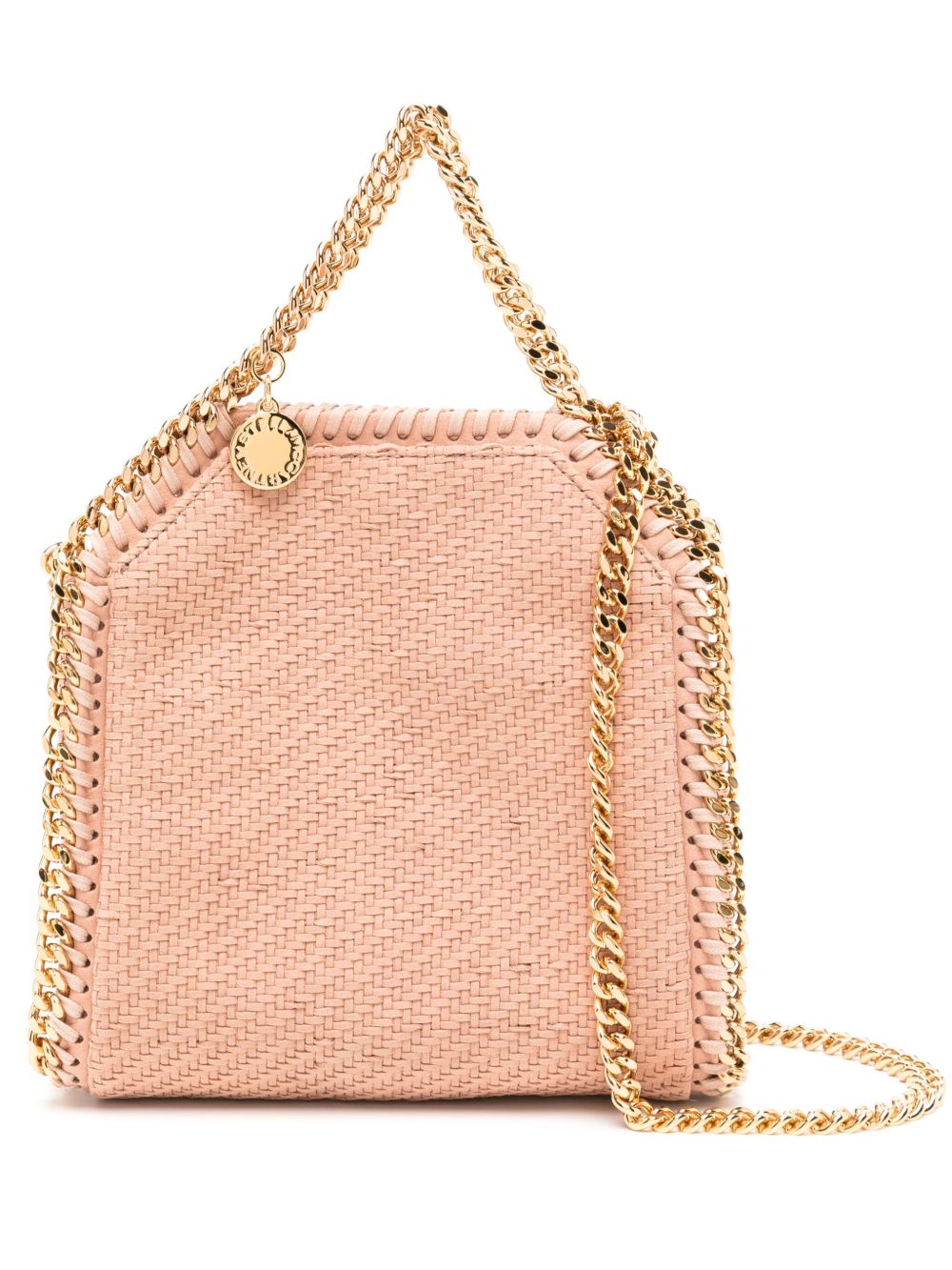 Stella McCartney Falabella 搭链边饰斜挎包 - 粉色