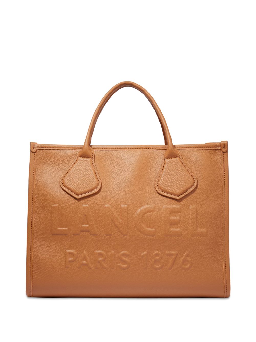 Lancel Jour de Lancel 皮质中号手提包 - 褐色