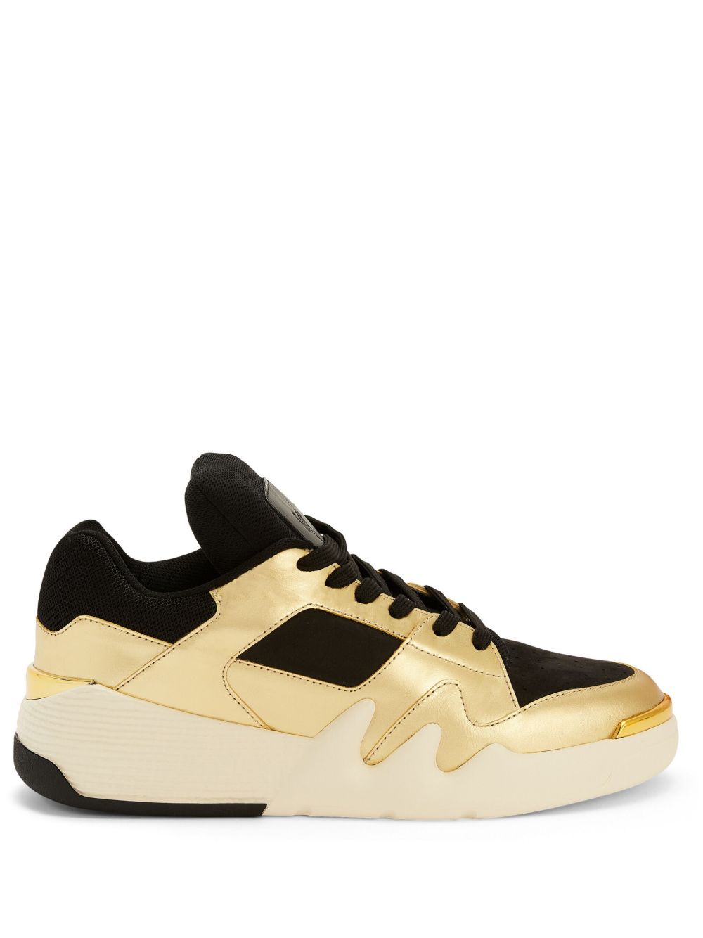 Giuseppe Zanotti Talon 皮质板鞋 - 黑色