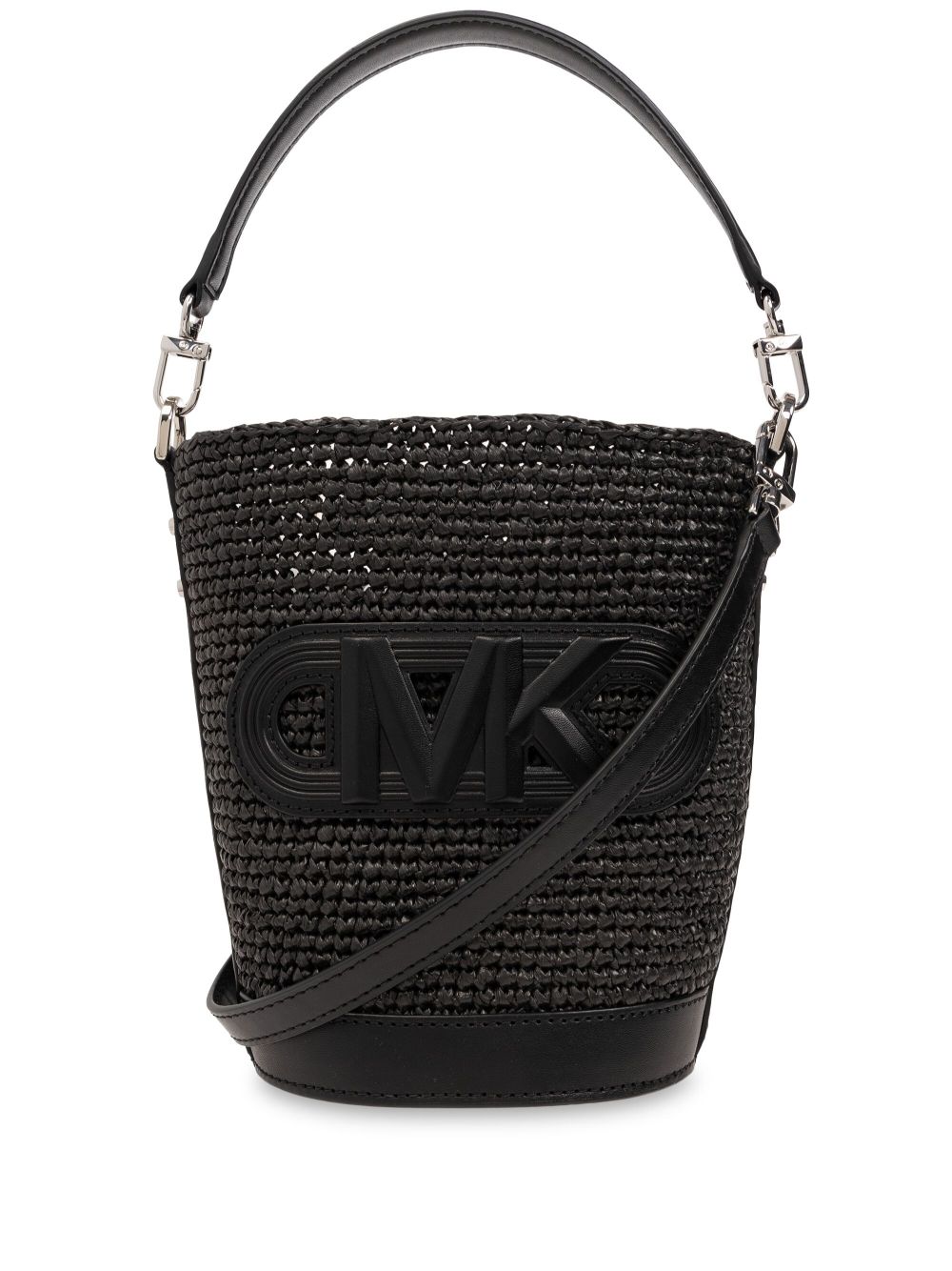 Michael Michael Kors Townsend 小号草编托特包 - 黑色