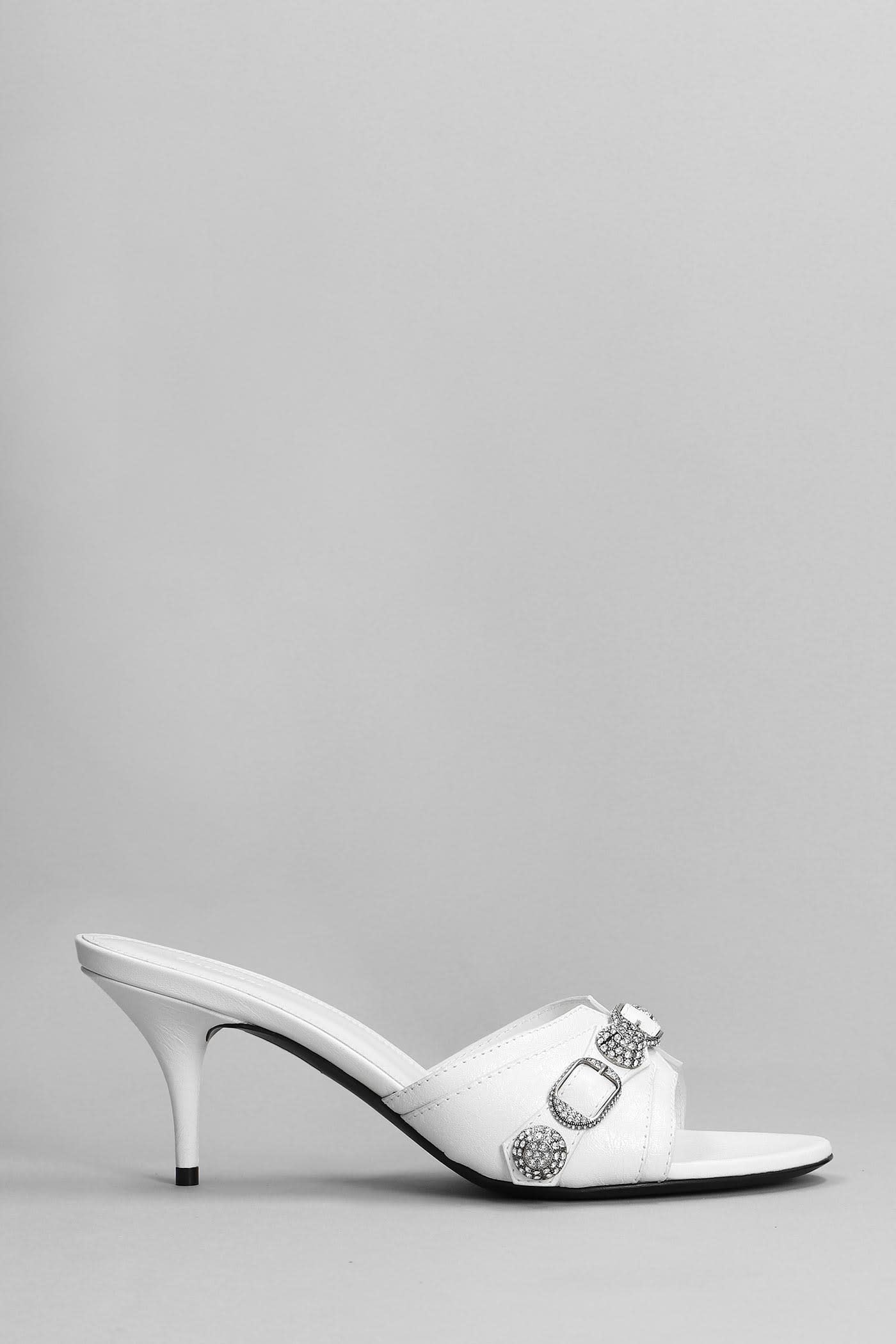 Balenciaga Slipper-mule In White Leather