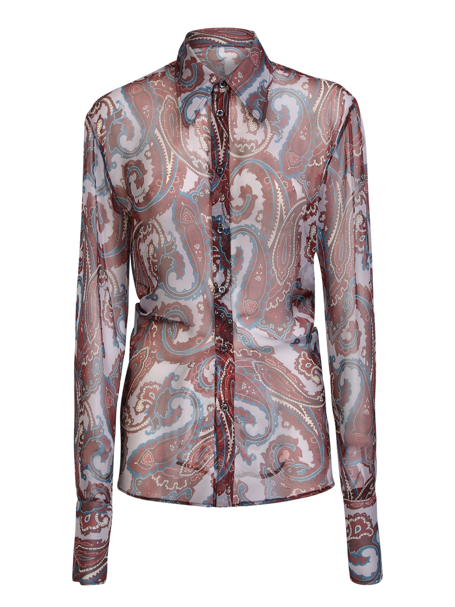 Dsquared2 All-over Sheer Shirt