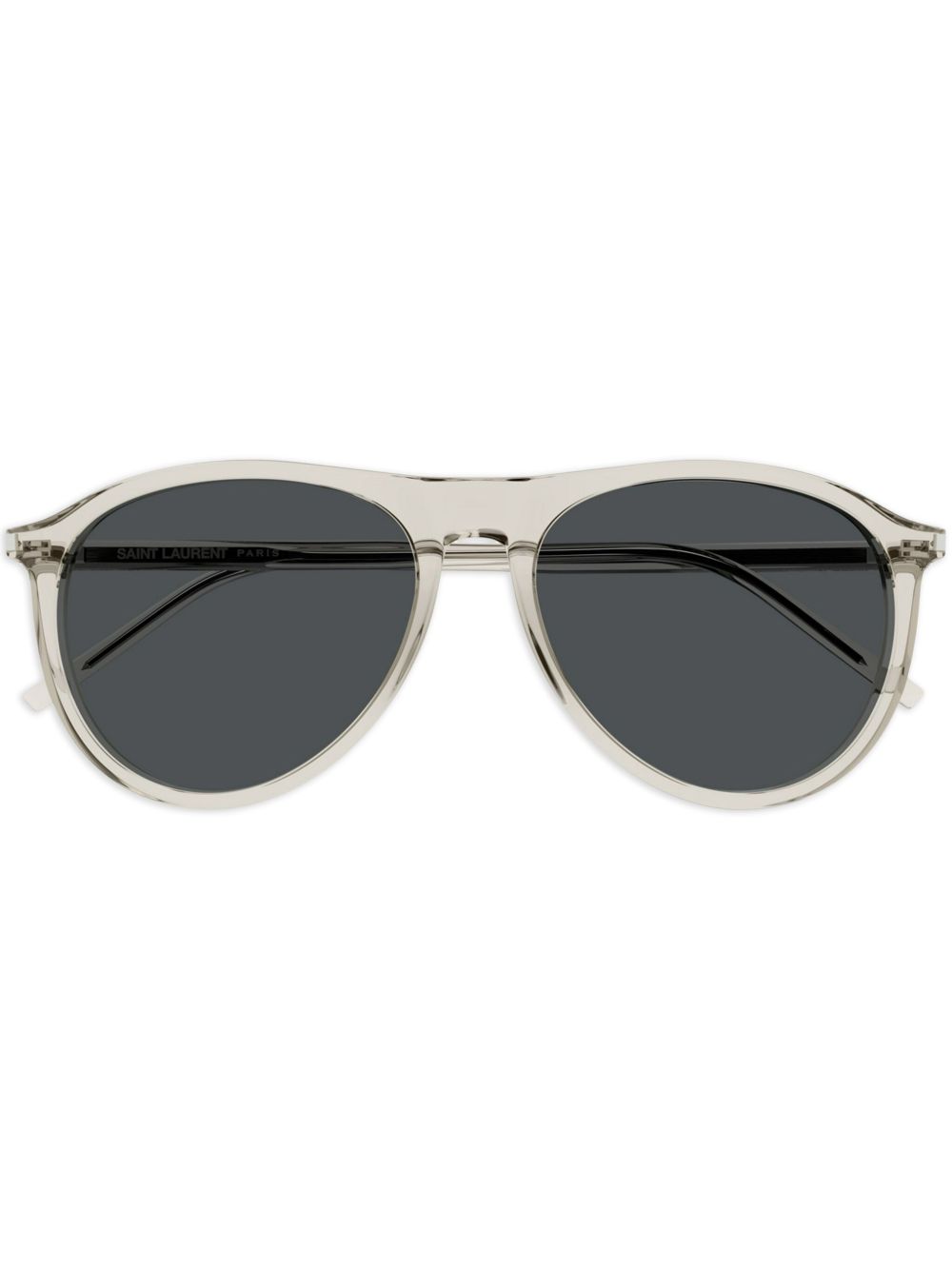 Saint Laurent Eyewear 667 飞行员镜框太阳眼镜 - 中性色
