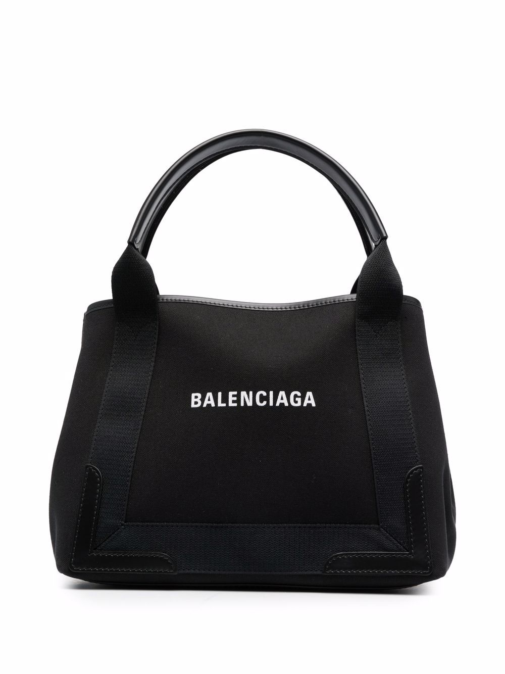 Balenciaga Navy Cabas logo手提包 - 黑色
